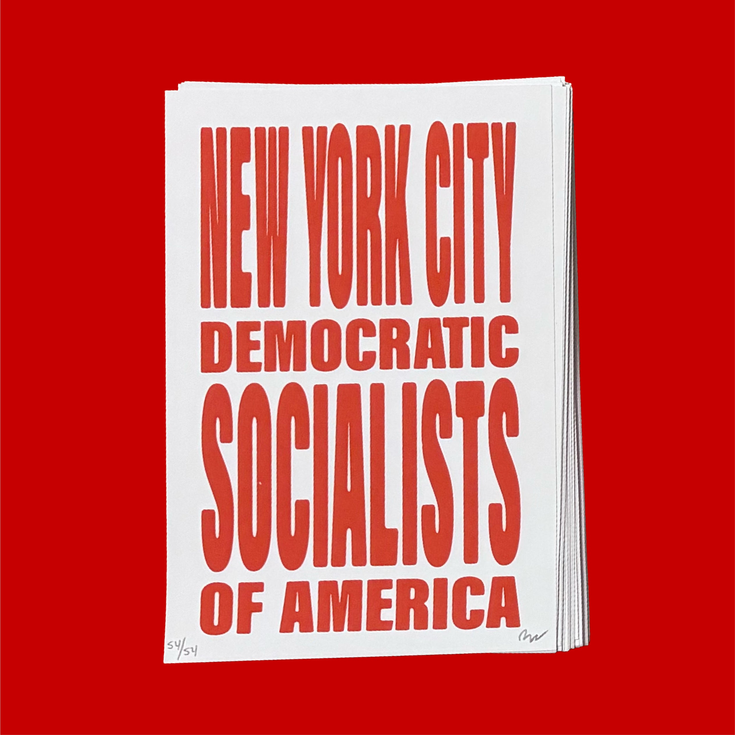 New York City Democratic Socialists of America Print