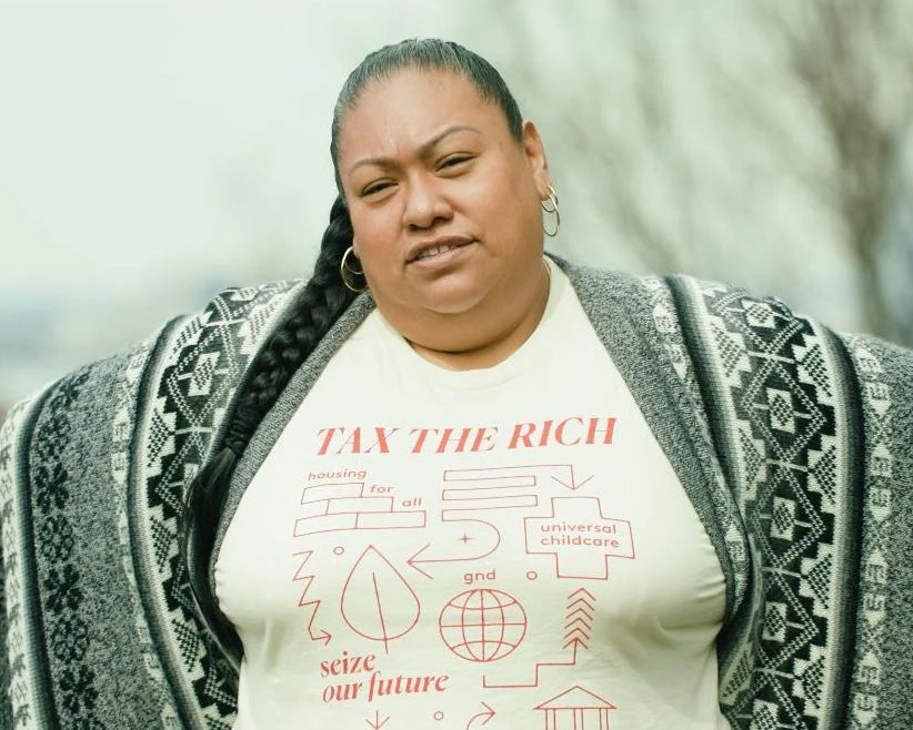 Socialist Marcela Mitaynes stands up to Tax the Rich