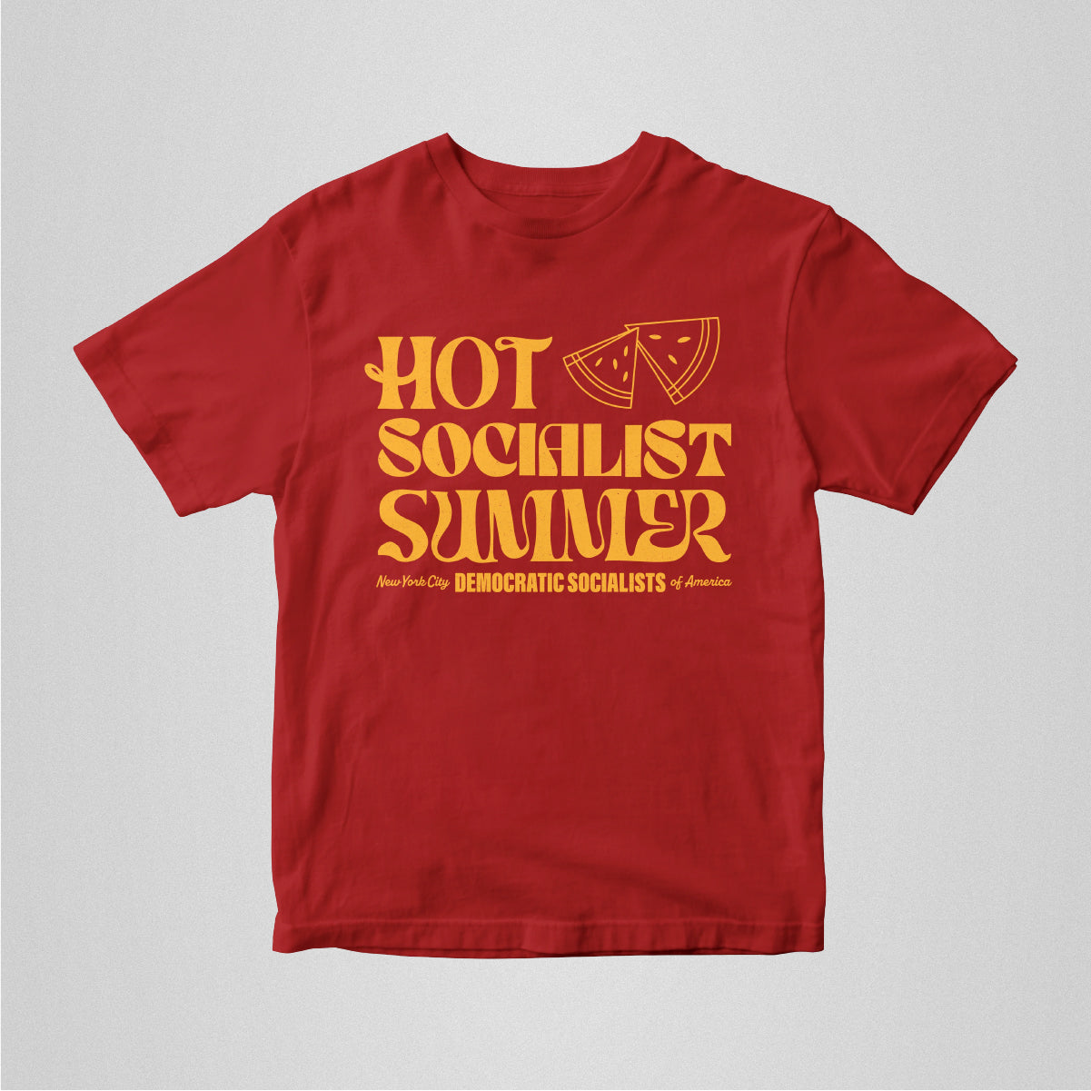 Hot Socialist Summer Tee – NYC-DSA Shop