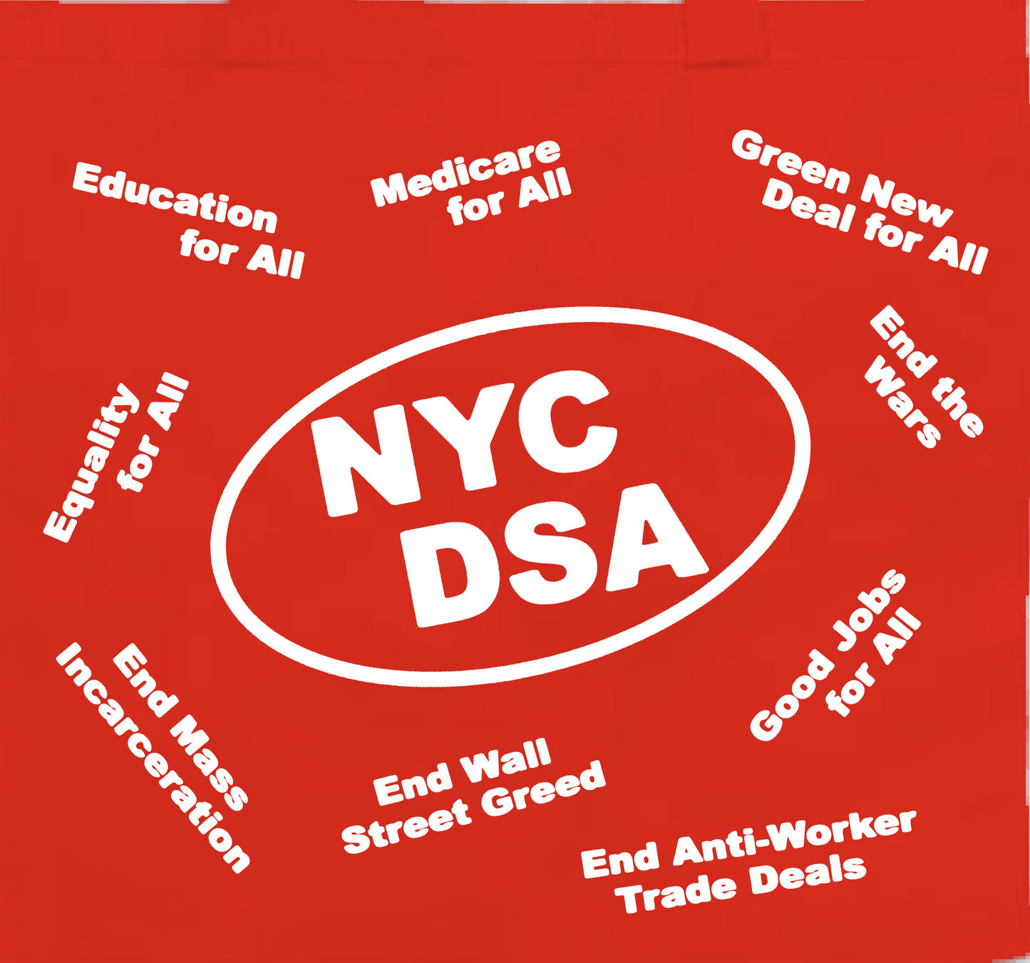 NYC-DSA Red Tote